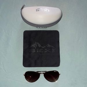 BEX Wesley Rose Gold/White Sunglasses